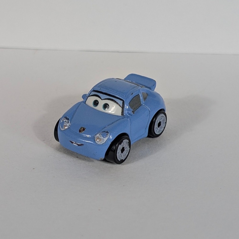 Disney Pixar Cars Micro Drifters Sally Carrera Blue Porsche Mini Toy Car